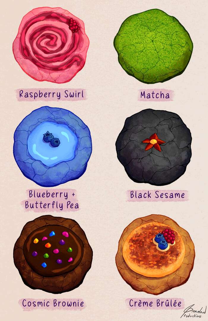 ”Cookie flavors,” Ink and Procreate Software, June 2026.